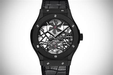 hublot skeleton black ceramic|hublot classic fusion black.